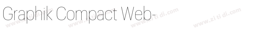 Graphik Compact Web字体转换